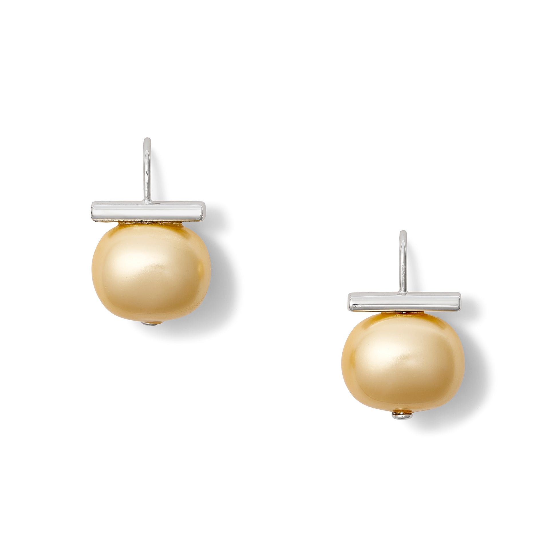 Sterling Silver + Buttery Gold Forever Fave Earring