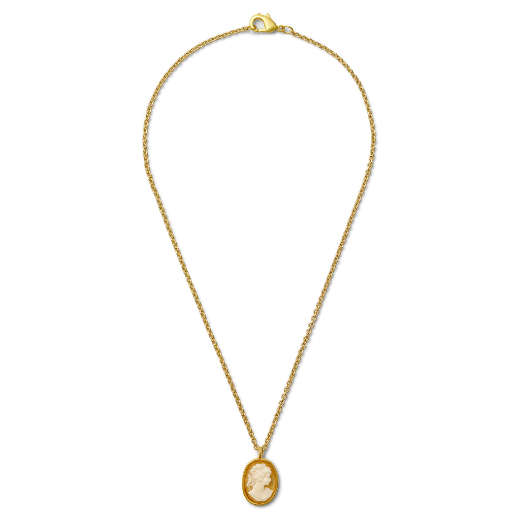 Petite Gilt Lady Pendant