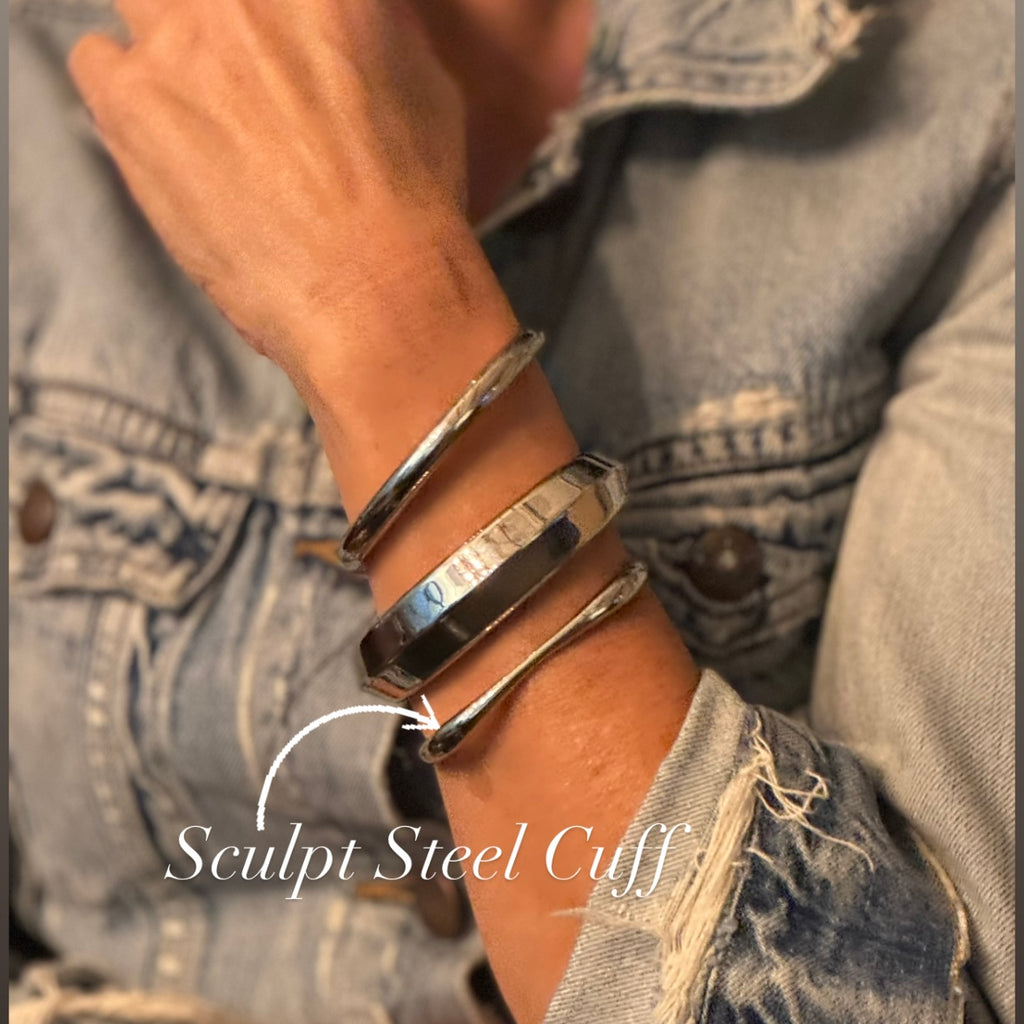 Sculpty Steel Cuff