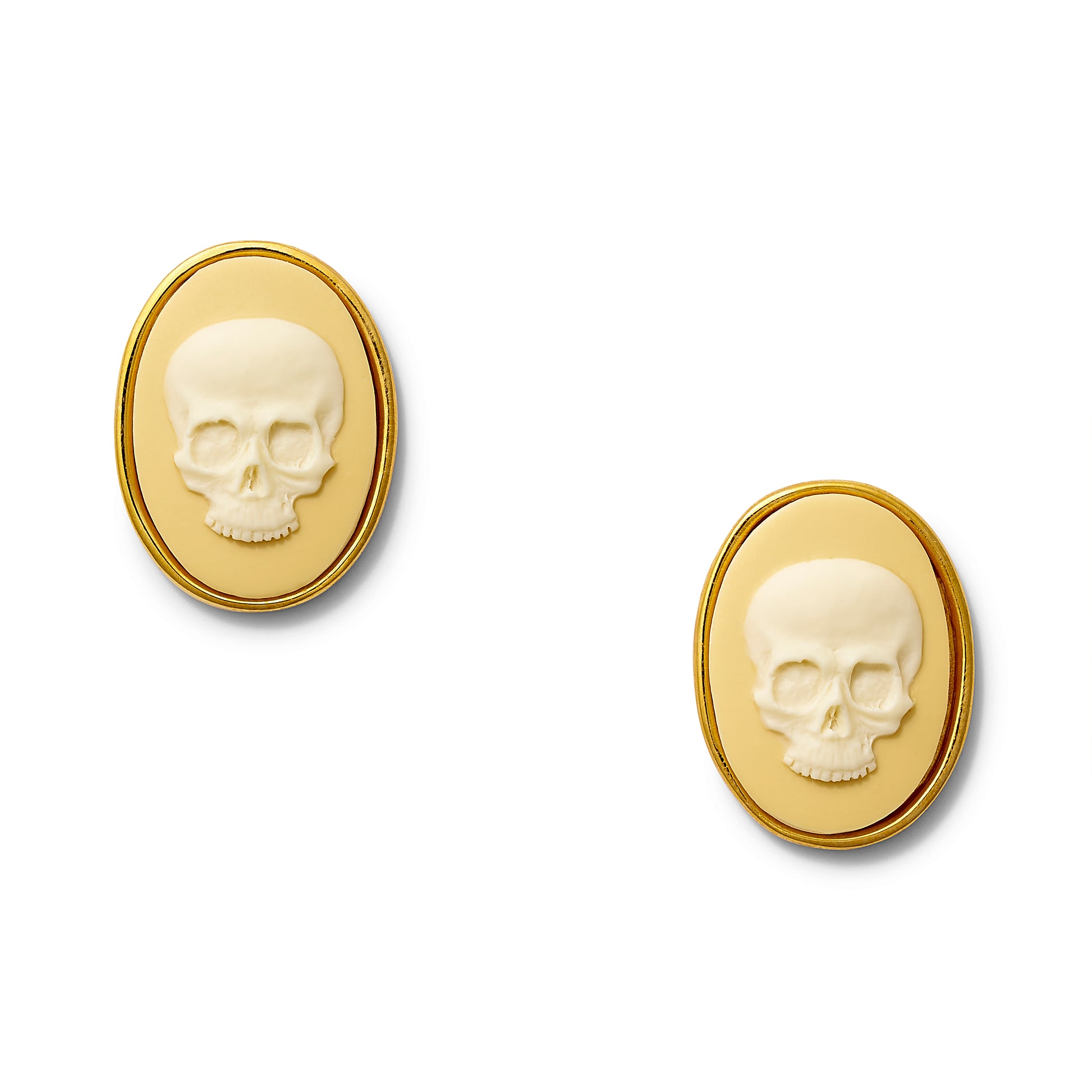 Ivoire Skull Earring