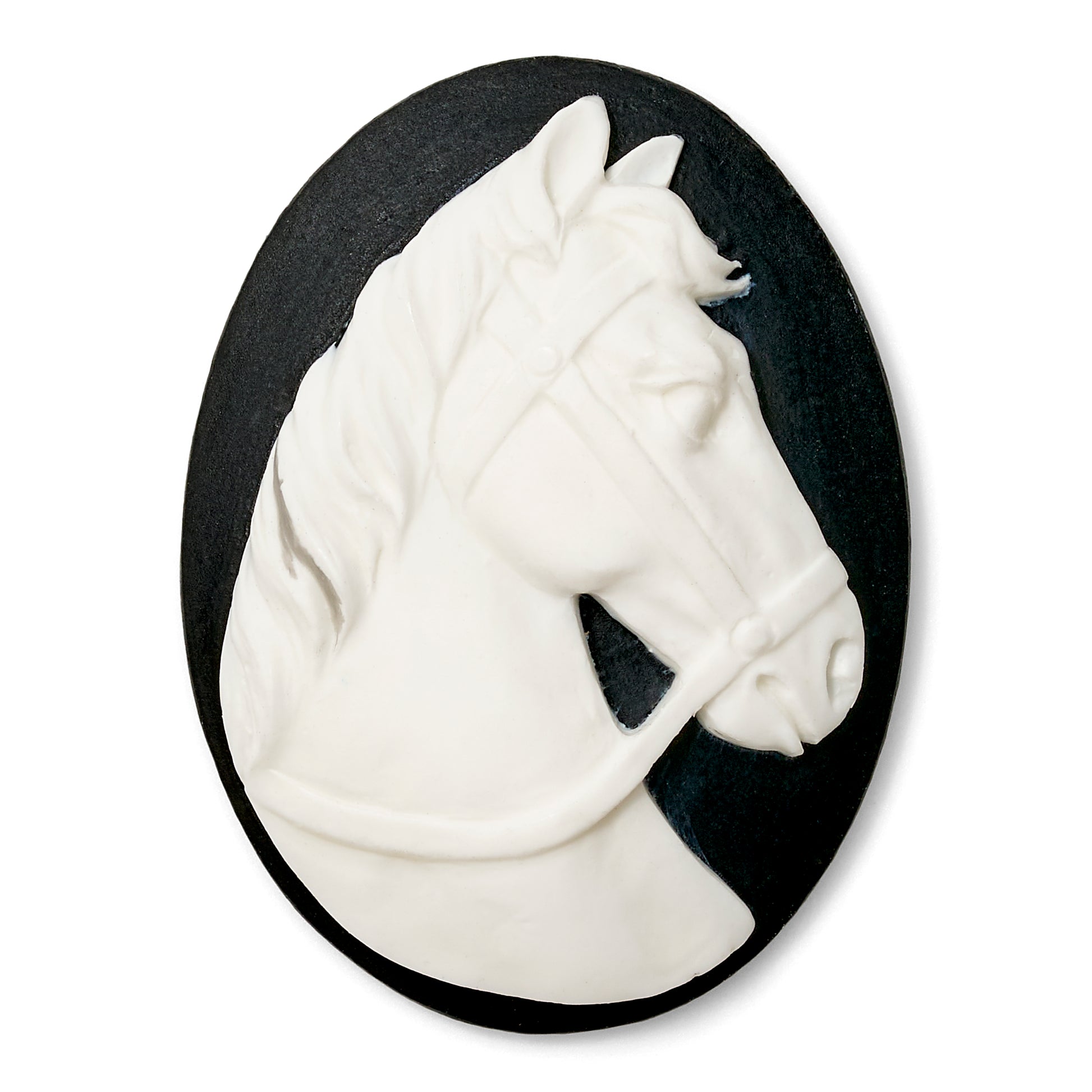 Sterling Silver Grande Cameo Pendant Necklace