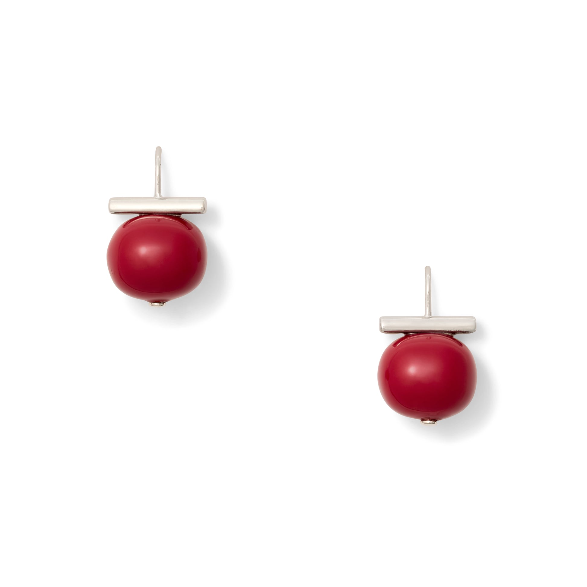 Claret Forever Fave Pebble Pearl Earrings in Sterling Silver