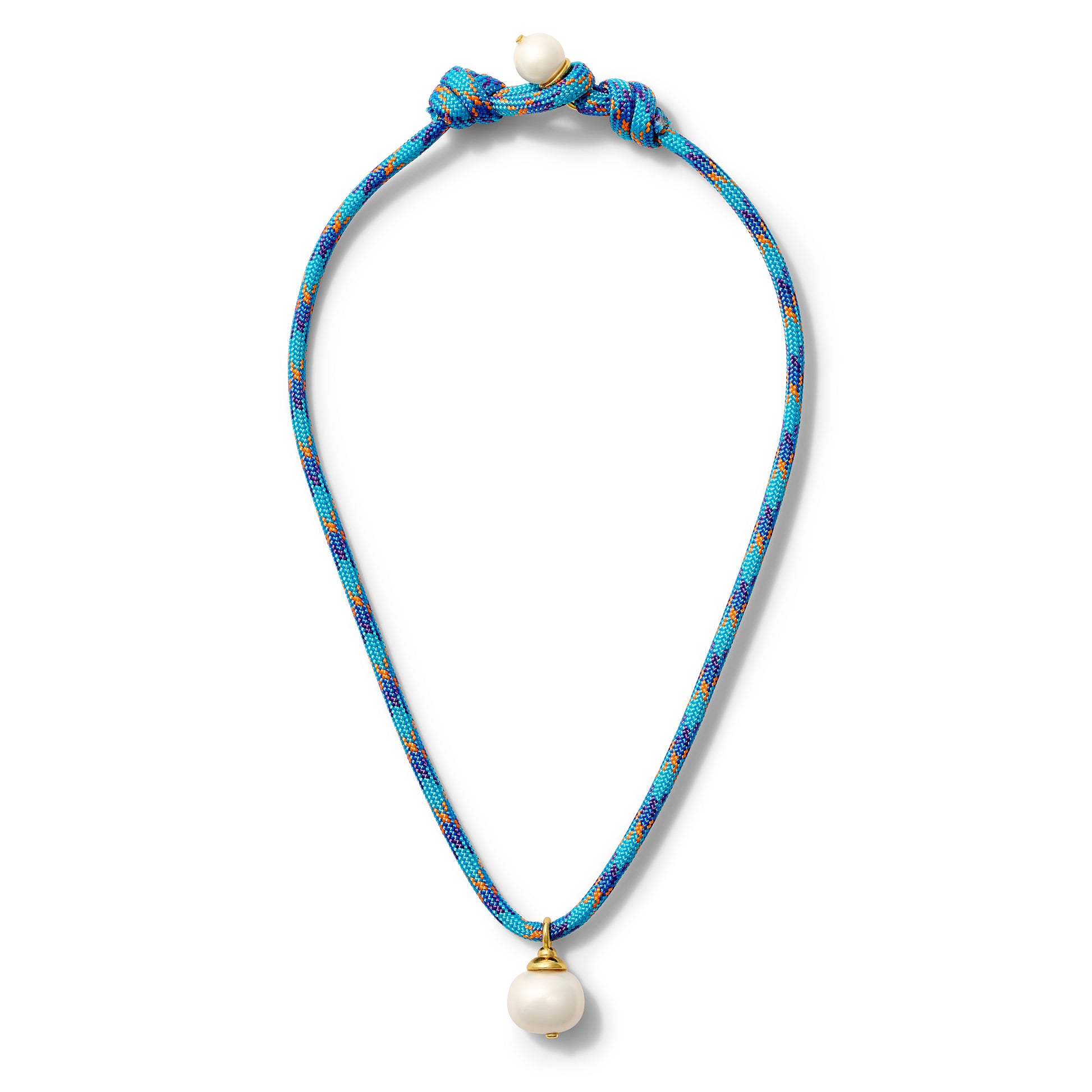 The Paracord + Pebble Pearl Pendant