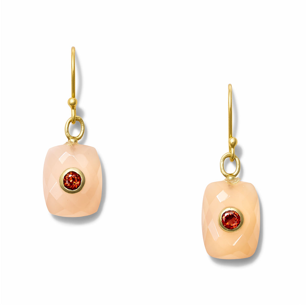 Rose Quartz Rouge Earring