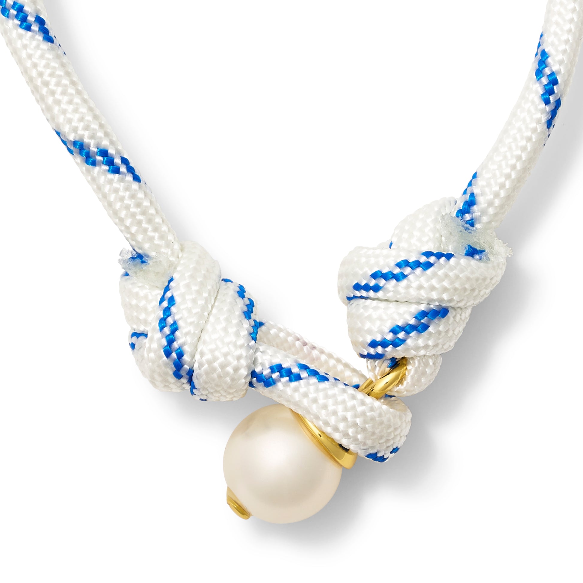 The Paracord + Pebble Pearl Pendant