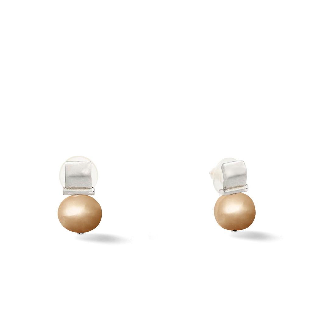 Smooth + Sculpted Baby Pebble Post Sterling