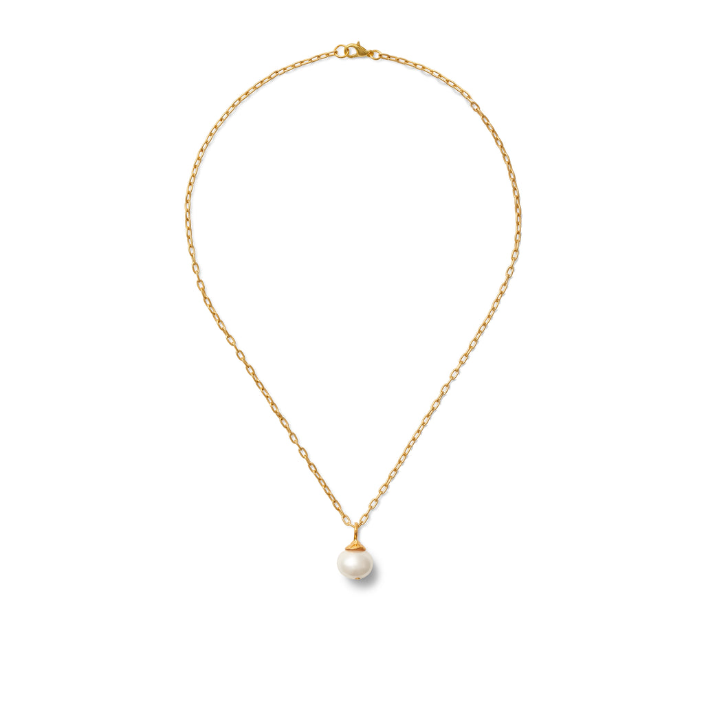 Baby Pebble Pearl Pendant