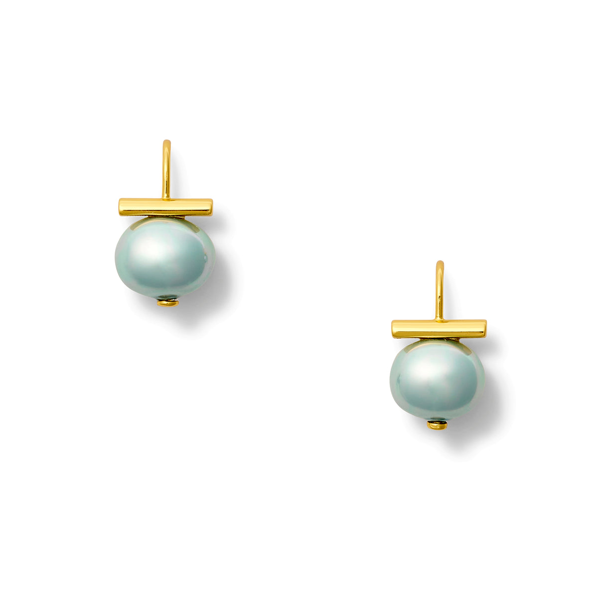 Cornflower Petite + Sweet Baby Pebble Pearl Earring