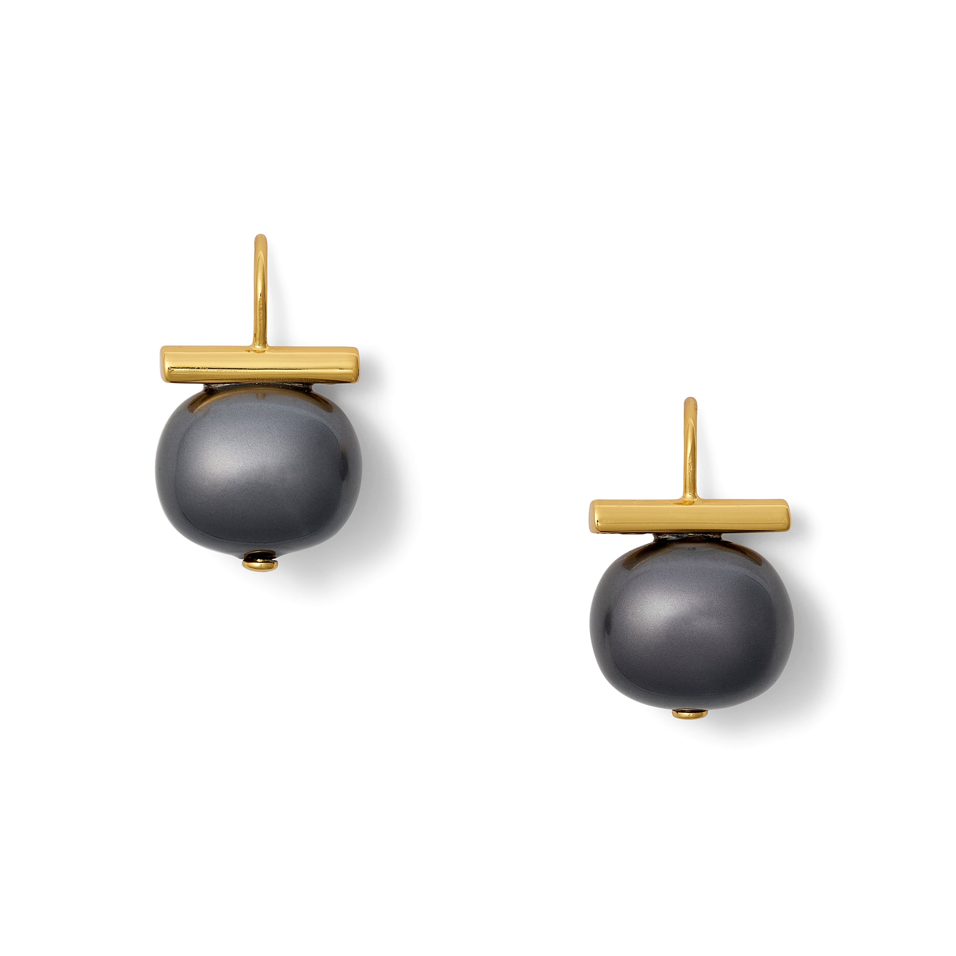 Noir Luxe Black Forever Fave Pebble Pearl Earring