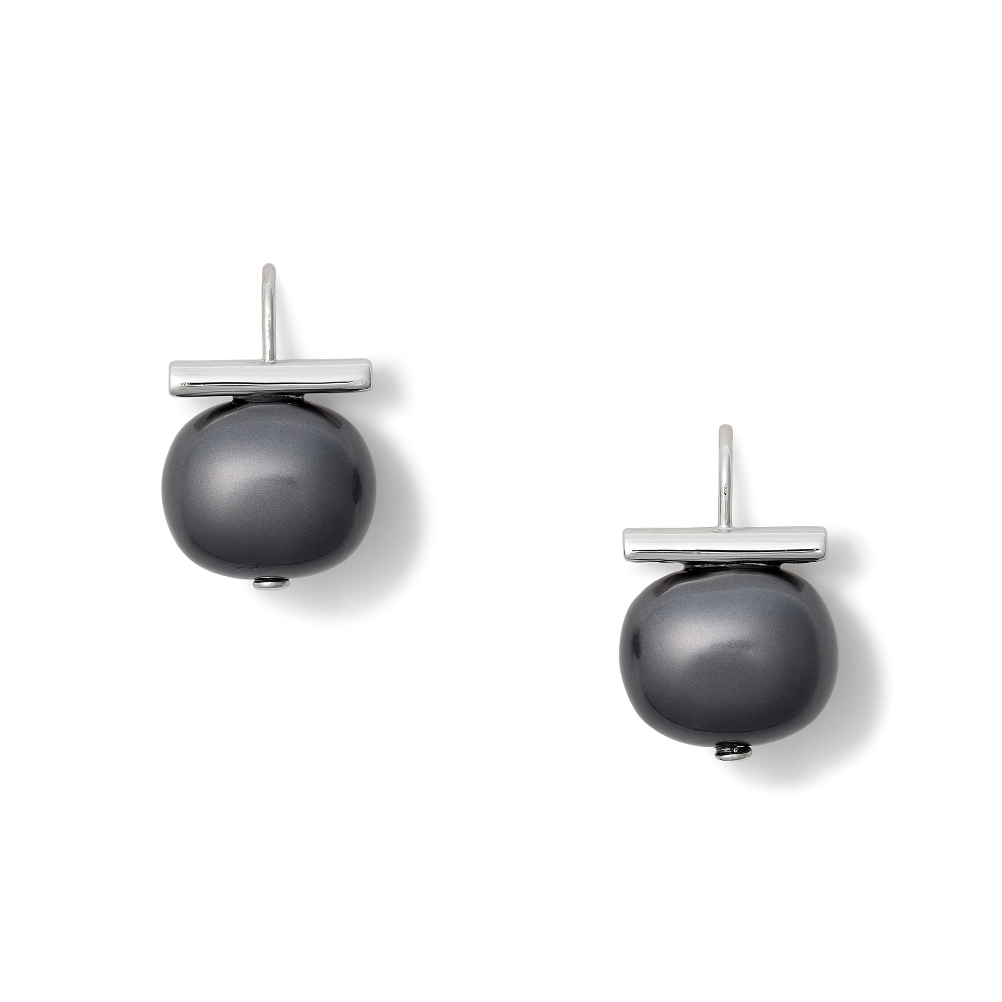 Sterling Silver + Noir Luxe Black Forever Fave Earring