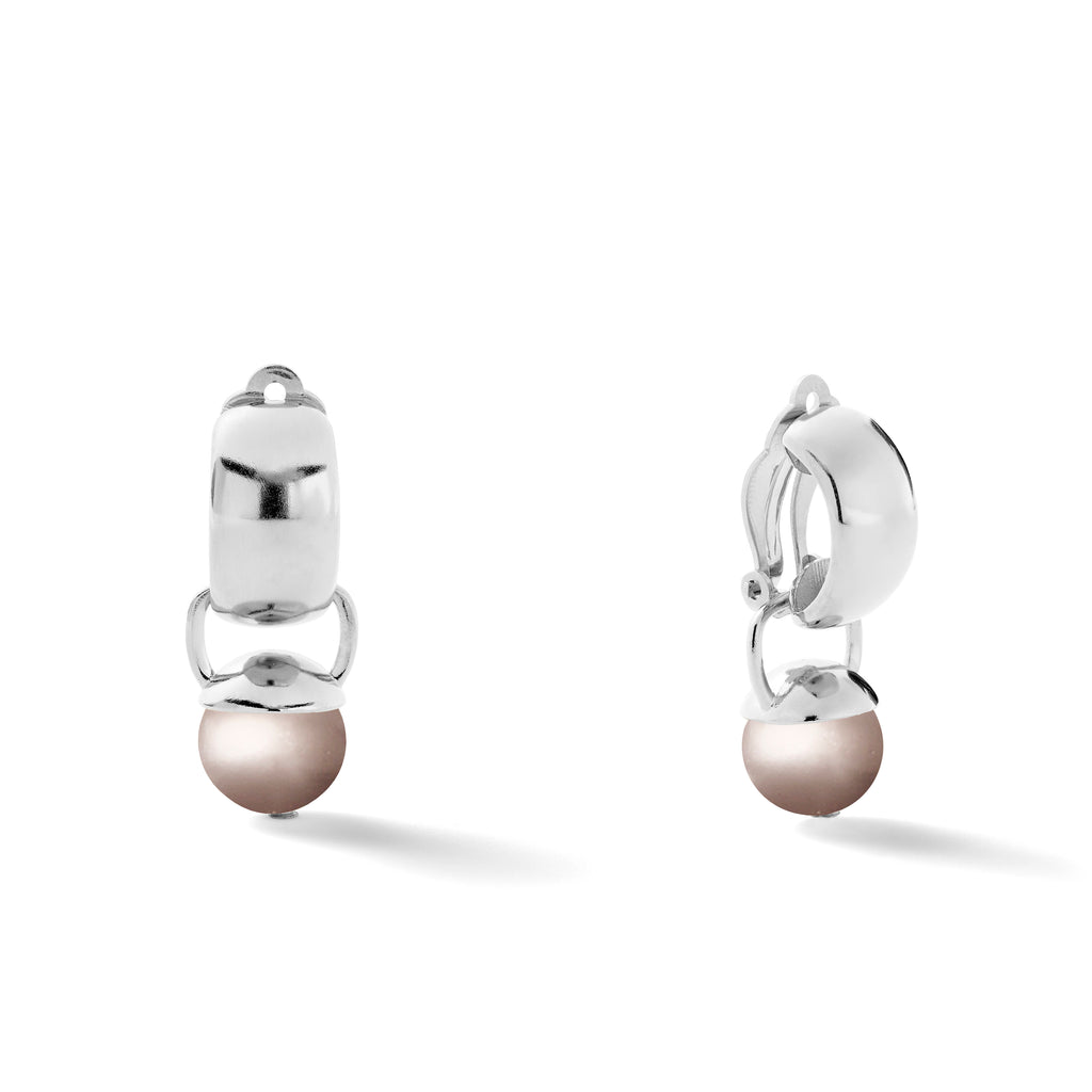 Sterling Sleek & Sculpted Ear Clips Medium