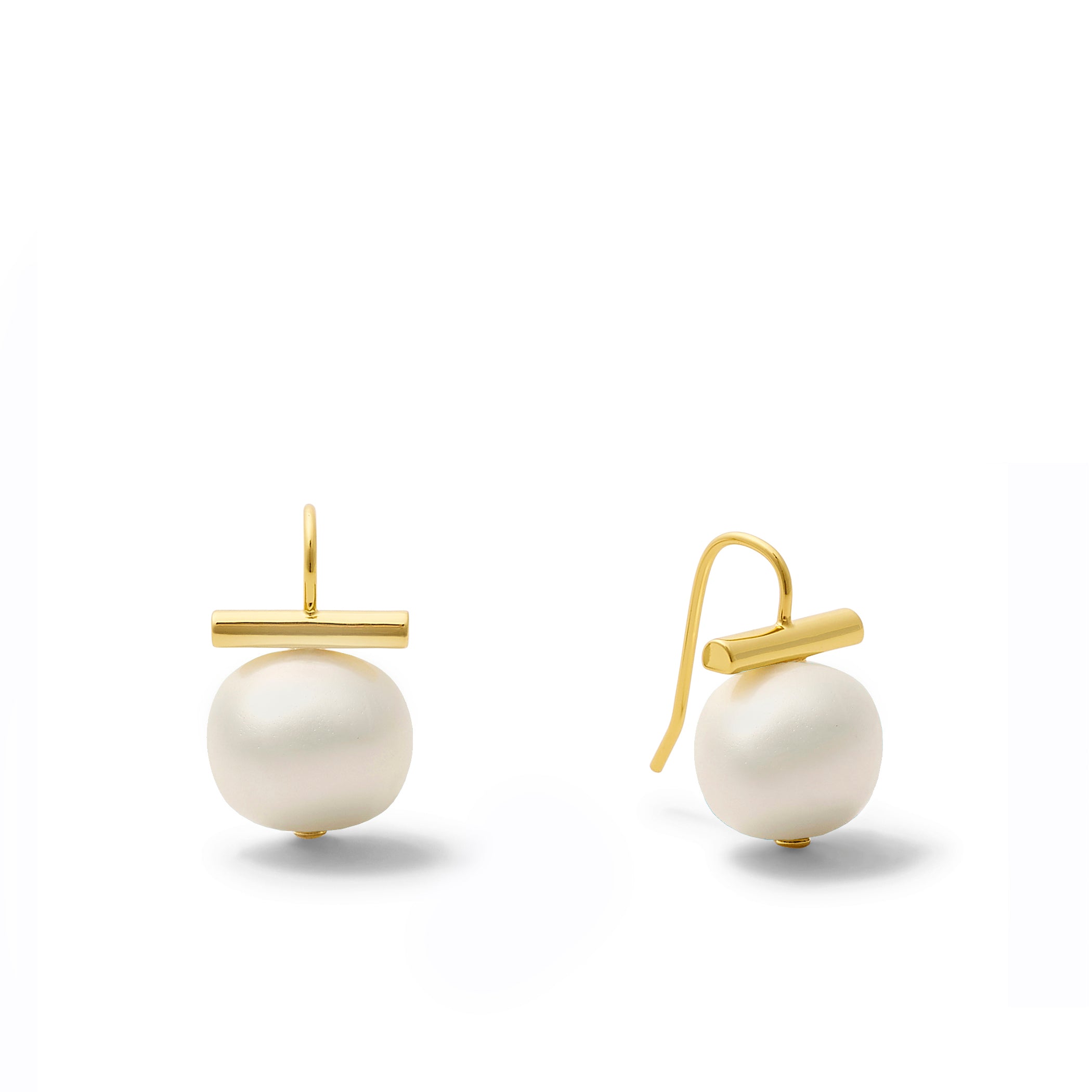 Classic Forever Fave Pebble Pearl Earrings ~ Medium – Canino Jewelry