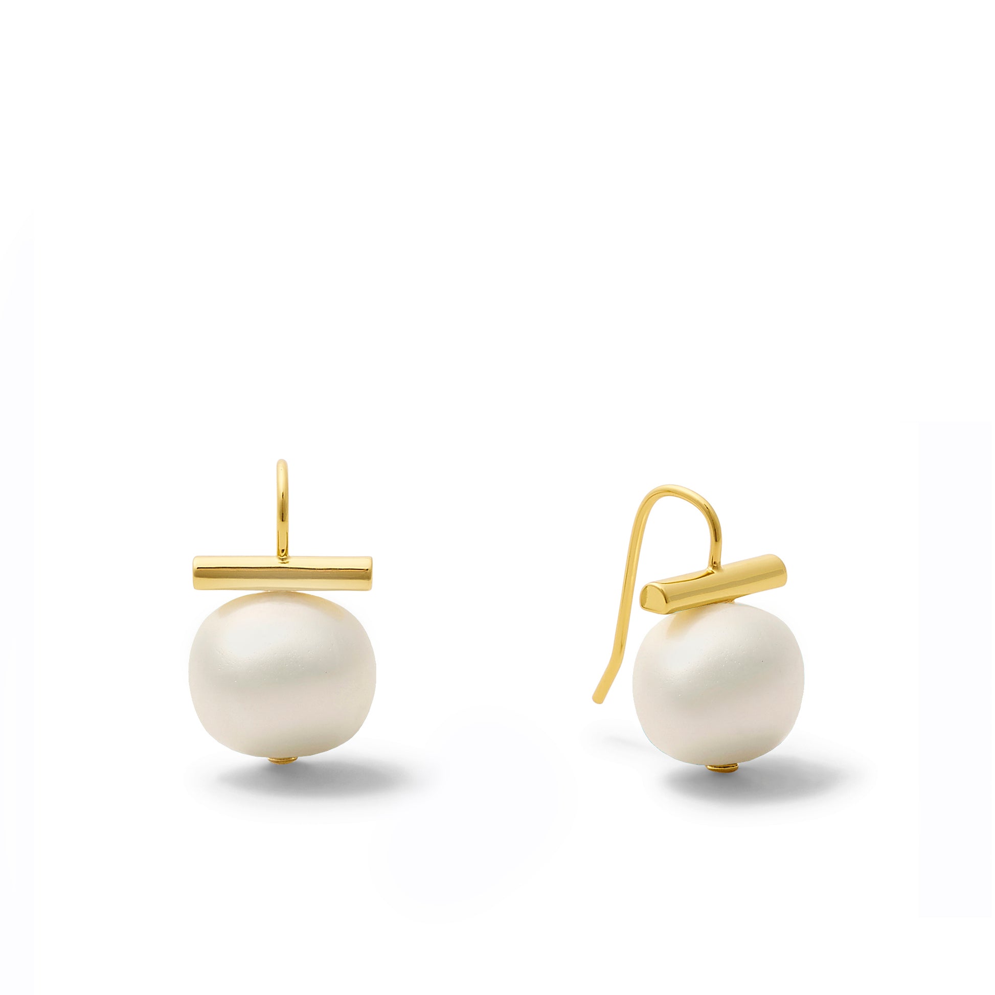 Classic Forever Fave Pebble Pearl Earrings ~ Medium