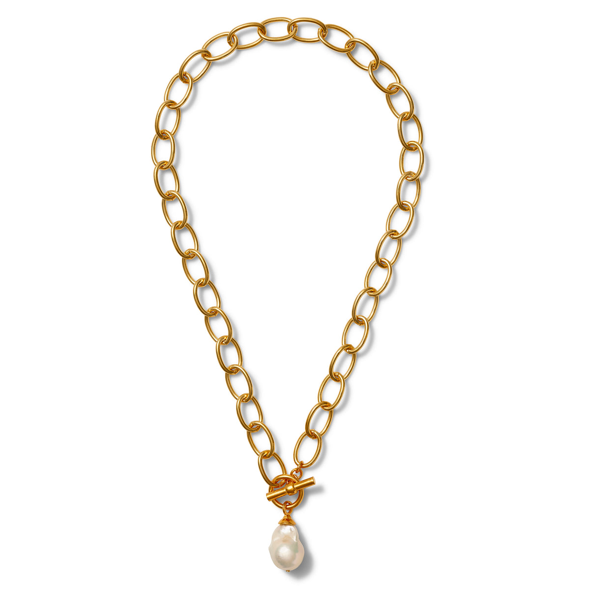 Sciura Bianco Toggle Necklace