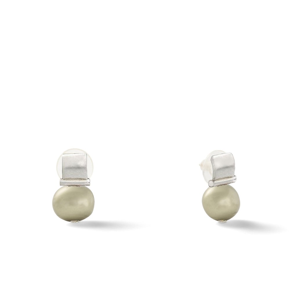 Smooth + Sculpted Baby Pebble Post Sterling