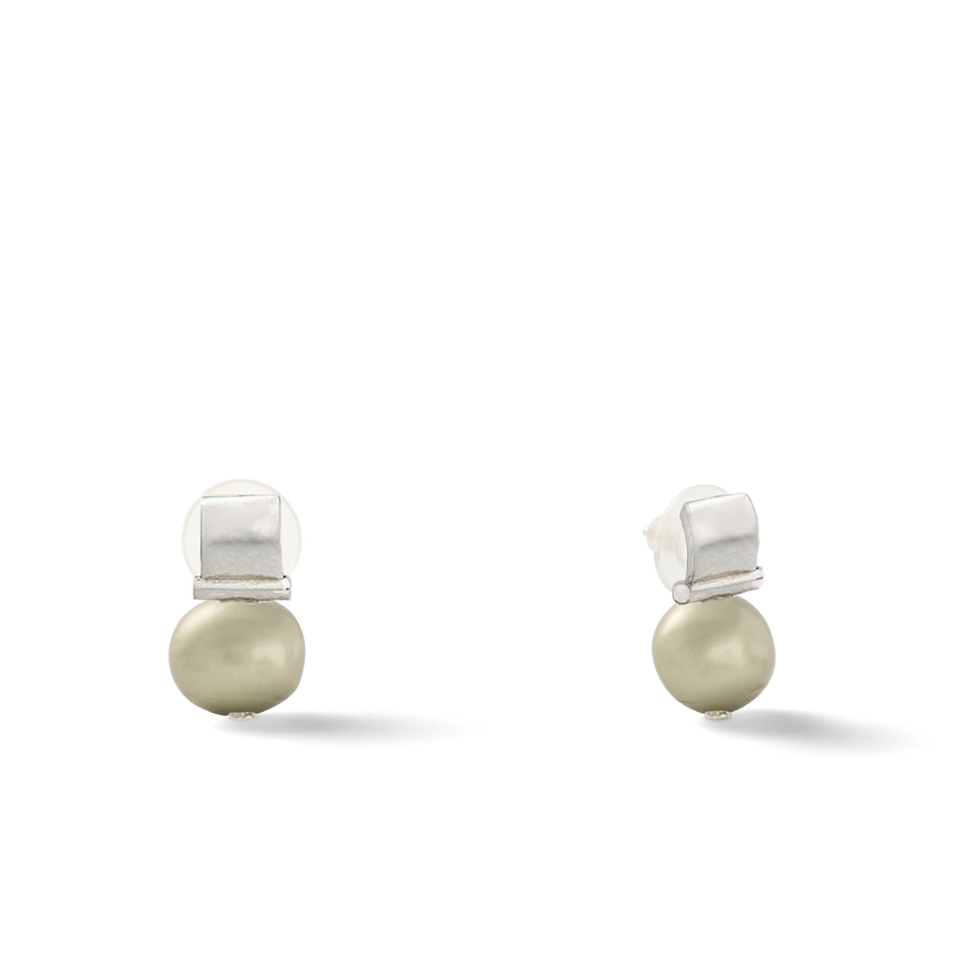 Smooth + Sculpted Baby Pebble Post Sterling